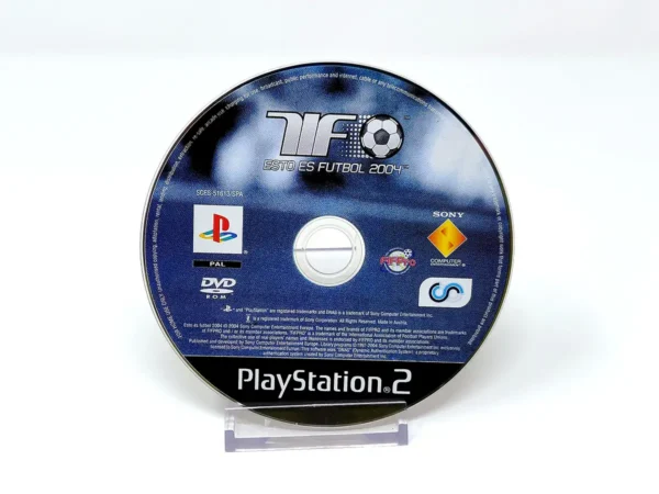 Portada de Esto Es Futbol 2004 (ESP) (Disco) para PlayStation 2, edición PAL España, de segunda mano