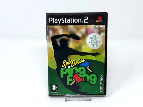 Portada de SpinDrive Ping Pong (FRA) para PlayStation 2, edición PAL Francia, de segunda mano