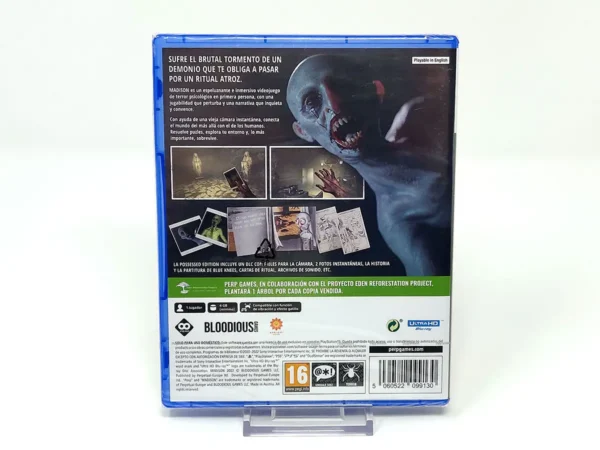 Parte trasera de Madison (Possessed Edition) (ESP) (Precintado) para PlayStation 5, edición PAL España