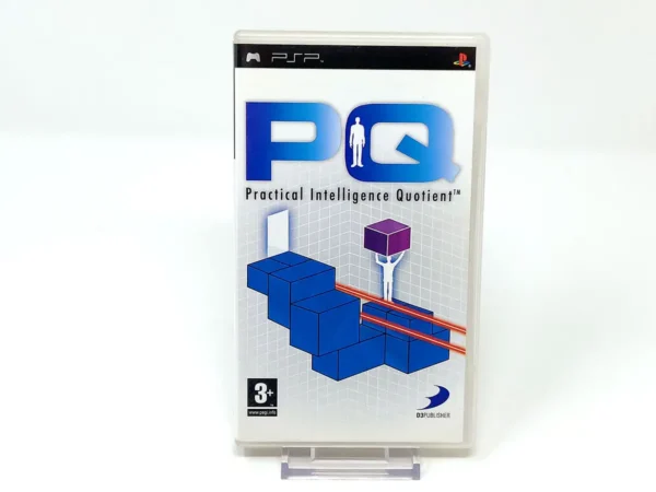 Portada de PQ: Practical Intelligence Quotient (ESP) para PSP, edición PAL España, de segunda mano