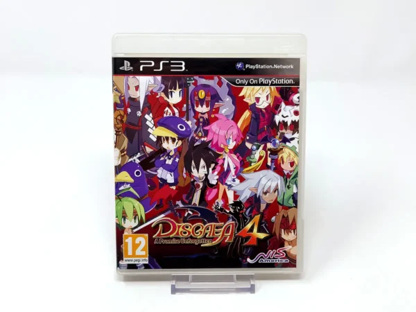 Portada de Disgaea 4: A Promise Unforgotten (UK) para PlayStation 3, edición PAL UK, de segunda mano