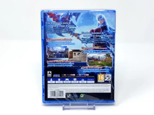 Parte trasera de Valkyria Revolution (ESP) (Precintado) para PlayStation 4, edición PAL España