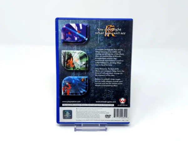 Parte trasera de Shinobi (UK) (Rebajado) para PlayStation 2, edición PAL UK