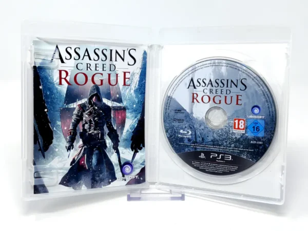Interior del juego Assassin's Creed: Rogue (ESP) para PlayStation 3 con disco y manual