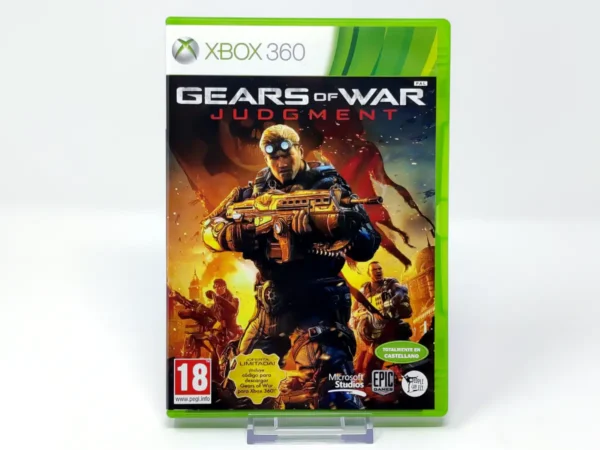 Portada de Gears of War: Judgment (ESP) para XBOX 360, edición PAL España, de segunda mano