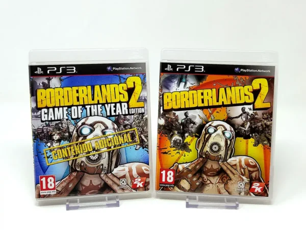 Interior del juego Borderlands 2 (GOTY) (ESP) (Cartón) para PlayStation 3 con disco y manual