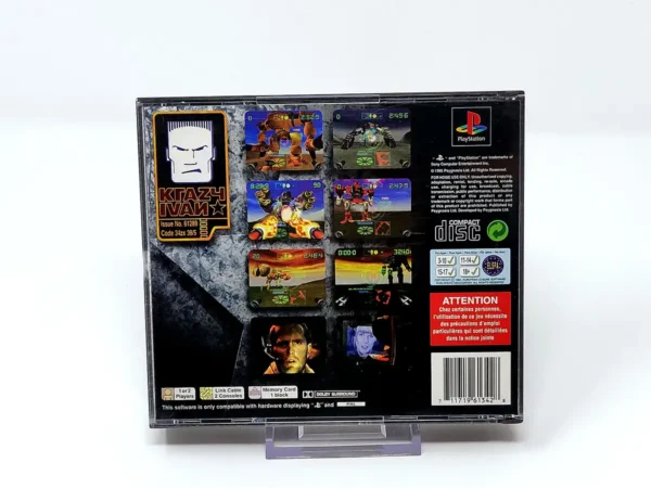 Parte trasera de Krazy Ivan (ESP) para PlayStation 1, edición PAL España