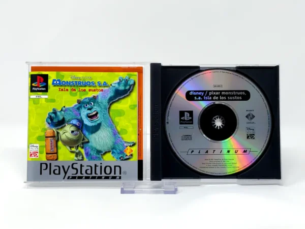 Detalle de Disney/Pixar Monstruos, S.A.: Isla de los Sustos (ESP) (Platinum) para PlayStation 1
