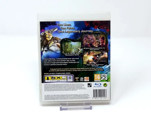 Parte trasera de Enslaved: Odyssey to the West (UK) para PlayStation 3, edición PAL UK