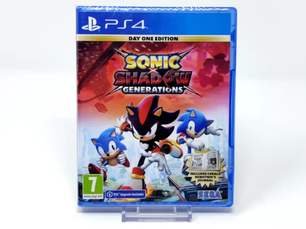 Portada de Sonic X Shadow Generations (Day One Edition) (UK) (Precintado) para PlayStation 4, edición PAL UK, nuevo