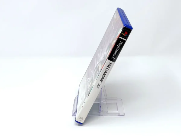 Lateral de la caja de Mega Man X7 (ESP) para PlayStation 2