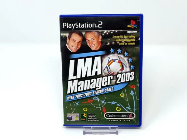 Portada de LMA Manager 2003 (UK) (Rebajado) para PlayStation 2, edición PAL UK, de segunda mano