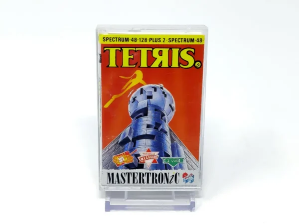 Portada de Tetris (Mastertronic) para Sinclair ZX Spectrum, edición PAL, de segunda mano