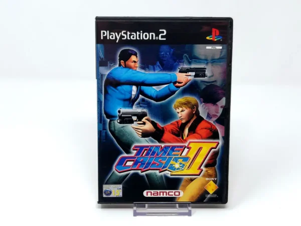 Portada de Time Crisis II (UK) (Rebajado) para PlayStation 2, edición PAL UK, de segunda mano