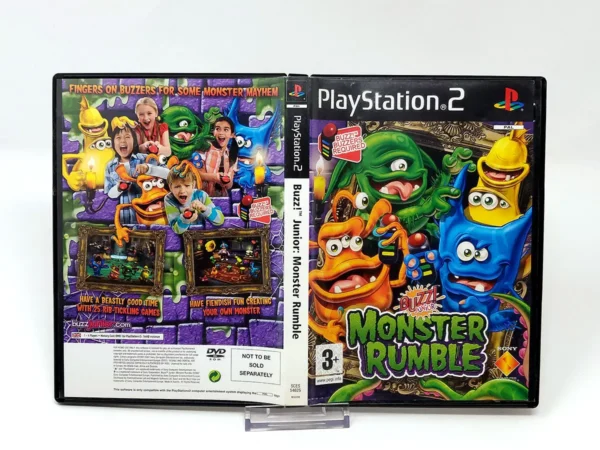 Buzz! Junior: Monster Rumble (UK) (Carátula) para PlayStation 2, edición PAL UK, de segunda mano