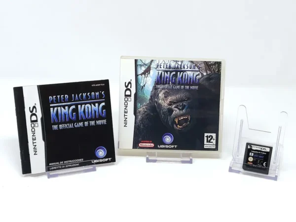 Lateral de la caja de Peter Jackson's King Kong: The Official Game of the Movie (ESP) para Nintendo DS