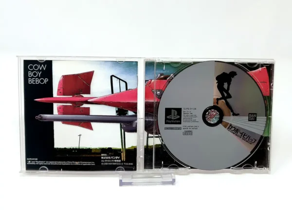 Interior del juego Cowboy Bebop (JAP) para PlayStation 1 con disco y manual