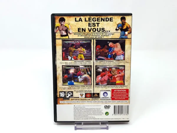 Parte trasera de Rocky Legends (FRA) para PlayStation 2, edición PAL Francia