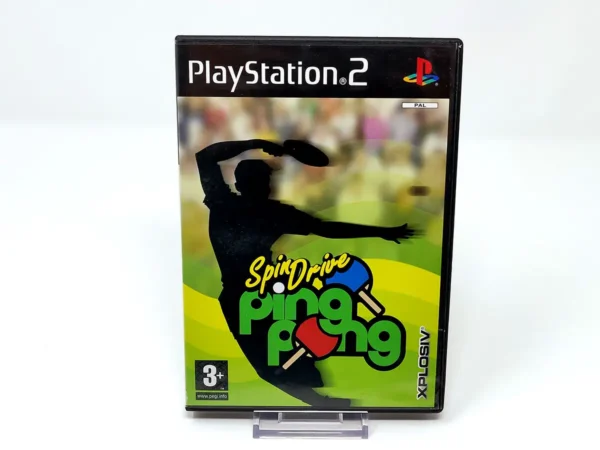 Portada de SpinDrive Ping Pong (ESP) para PlayStation 2, edición PAL España, de segunda mano