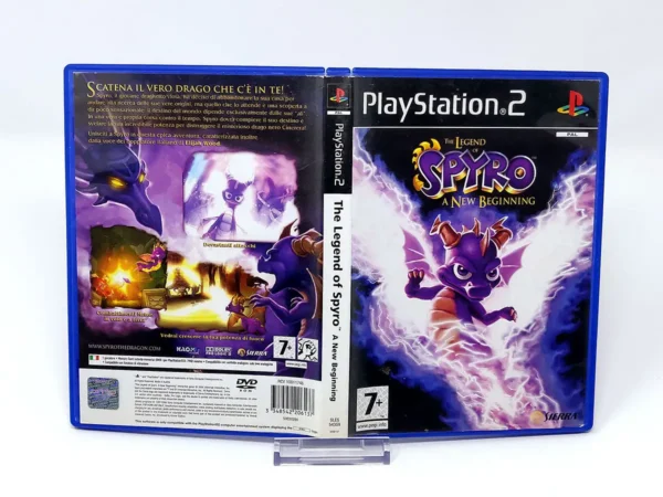 The Legend of Spyro: A New Beginning (ITA) (Carátula) para PlayStation 2, edición PAL Italia, de segunda mano