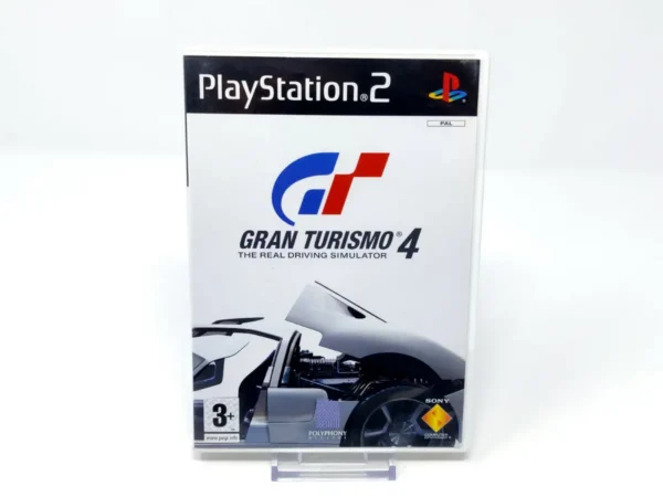 Portada de Gran Turismo 4 (ESP) para PlayStation 2, edición PAL España, de segunda mano