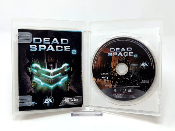 Interior del juego Dead Space 2 (ESP) para PlayStation 3 con disco y manual