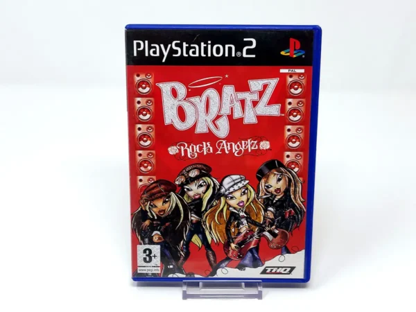 Portada de Bratz: Rock Angelz (ESP) para PlayStation 2, edición PAL España, de segunda mano