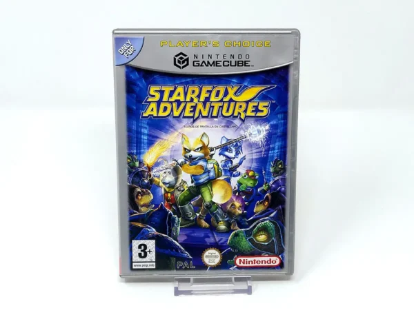 Portada de Star Fox Adventures (ESP) (Player's Choice) (Rebajado) para Nintendo GameCube, edición PAL España, de segunda mano