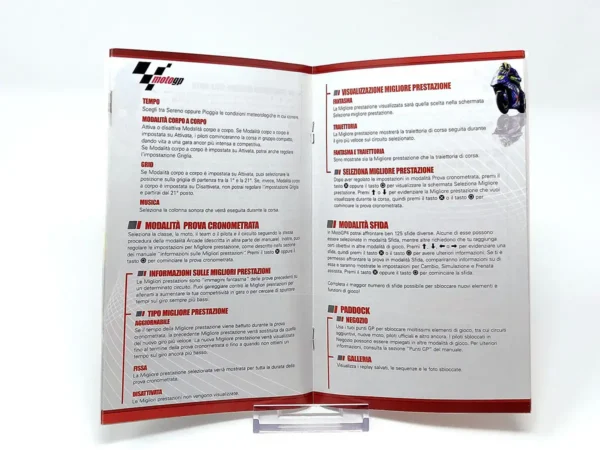 MotoGP 4 (ITA) (Manual) para PlayStation 2, edición PAL Italia, de segunda mano