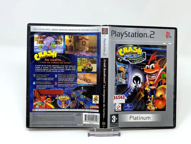 Crash Bandicoot: La Venganza de Cortex (ESP) (Carátula) (Platinum) (Rebajado)