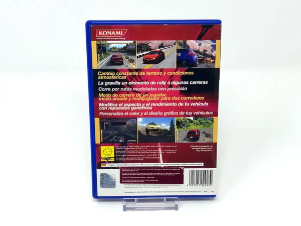 Parte trasera de Kaido Racer 2 (ESP) para PlayStation 2, edición PAL España
