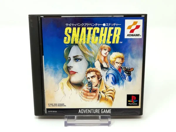 Portada de Snatcher (JAP) para PlayStation 1, edición NTSC Japón, de segunda mano