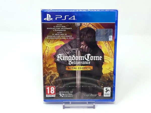 Portada de Kingdom Come Deliverance: Royal Edition (ESP) (Precintado) para PlayStation 4, edición PAL España, nuevo