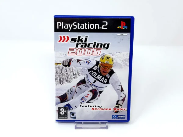 Portada de Ski Racing 2005 (ESP) para PlayStation 2, edición PAL España, de segunda mano