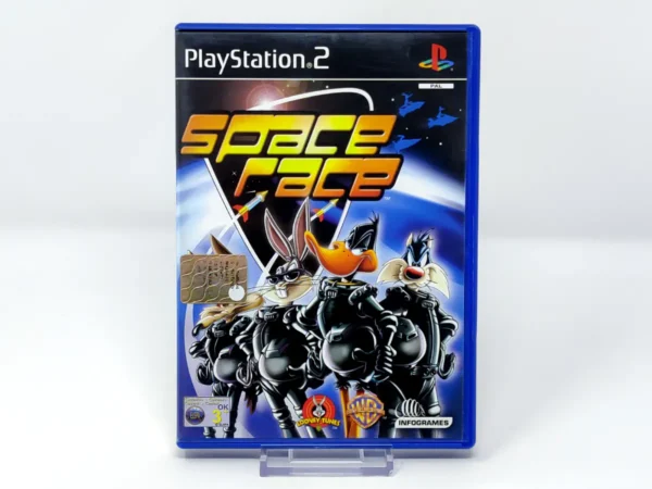 Portada de Looney Tunes: Space Race (ITA) para PlayStation 2, edición PAL Italia, de segunda mano