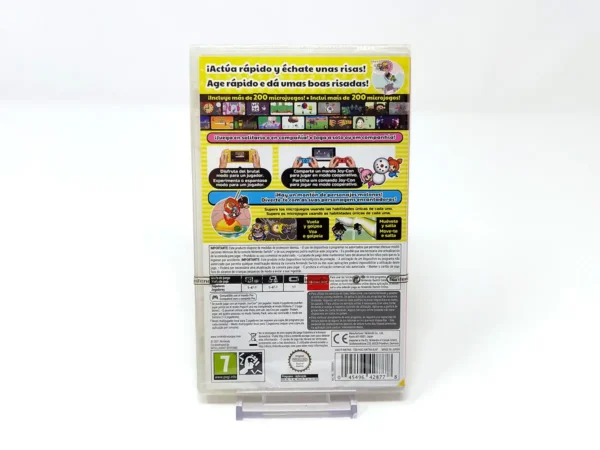 Parte trasera de Wario Ware Get It Together (ESP) (Precintado) para Nintendo Switch, edición PAL España