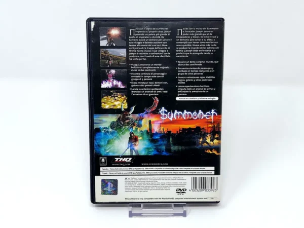 Parte trasera de Summoner (ESP) (Rebajado) para PlayStation 2, edición PAL España