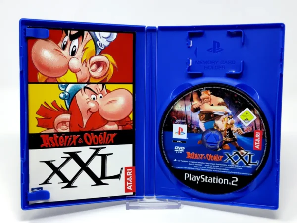 Interior del juego Astérix & Obélix XXL (ESP) para PlayStation 2 con disco y manual