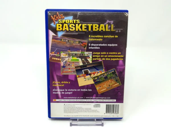 Parte trasera de Kidz Sports Basketball (ESP) (Rebajado) para PlayStation 2, edición PAL España