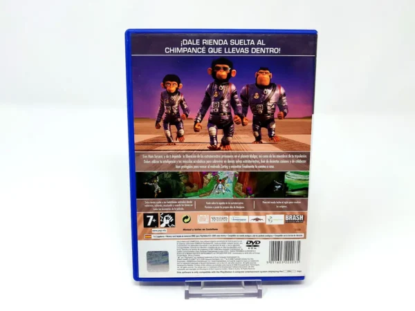 Parte trasera de Space Chimps (ESP) (Rebajado) para PlayStation 2, edición PAL España