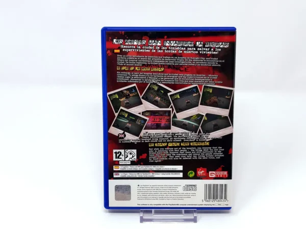Parte trasera de Zombie Virus (ESP) para PlayStation 2, edición PAL España