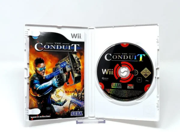 Interior del juego The Conduit (ESP) para Nintendo Wii con disco y manual