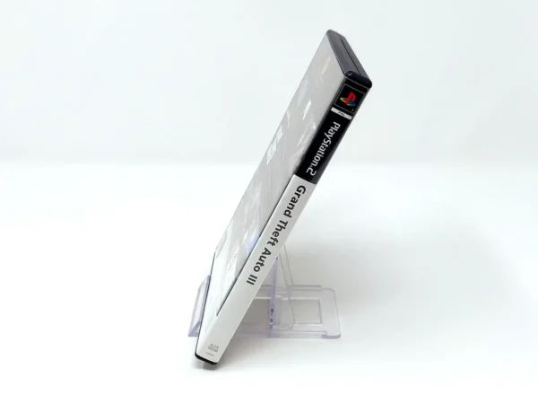 Lateral de la caja de Grand Theft Auto III (UK) para PlayStation 2