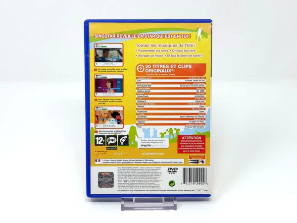Parte trasera de SingsStar Pop Hits 3 (FRA) para PlayStation 2, edición PAL Francia
