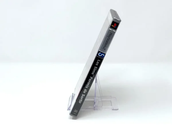 Lateral de la caja de Les Sims: Permis de Sortir (FRA) (Platinum) para PlayStation 2