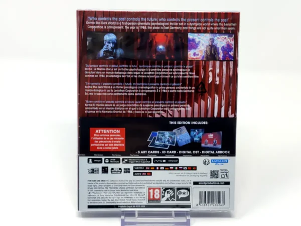 Parte trasera de Karma: The Dark World (Limited Edition) (ESP) (Precintado) para PlayStation 5, edición PAL España