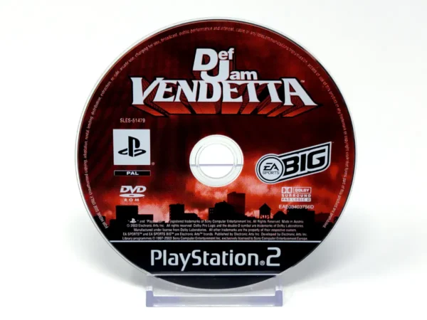 Def Jam: Vendetta (ESP) (Disco) para PlayStation 2, edición PAL España, de segunda mano
