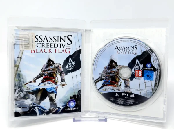 Interior del juego Assassin's Creed IV: Black Flag (ESP) (Rebajado) para PlayStation 3 con disco y manual