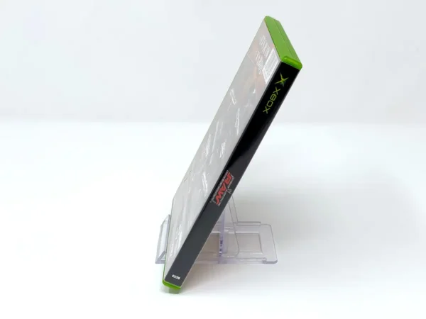 Lateral de la caja de WWE Raw (UK) para XBOX