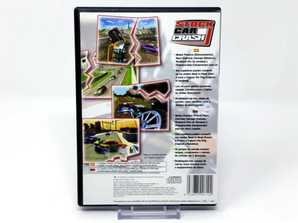 Parte trasera de Stock Car Crash (ESP) (Rebajado) para PlayStation 2, edición PAL España